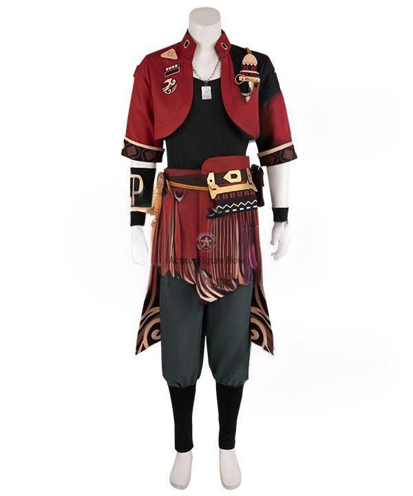 Genshin Impact Thoma Custom-Sized Cosplay Costume B Edition Genshin Impact Thoma Custom-Sized Cosplay Costume B Edition