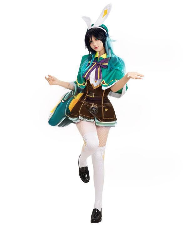 Genshin Impact Venti Original Design Bunny Girl Cosplay Costume Genshin Impact Venti Original Design Bunny Girl Cosplay Costume