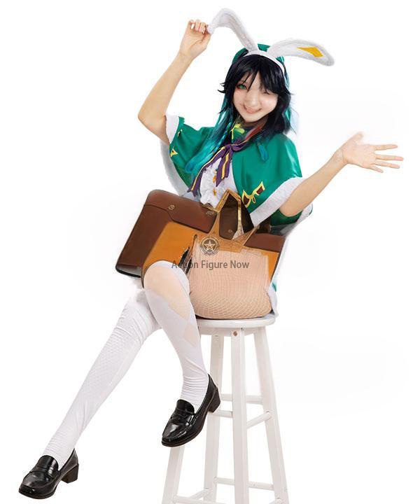 Genshin Impact Venti Original Design Bunny Girl Cosplay Costume Genshin Impact Venti Original Design Bunny Girl Cosplay Costume
