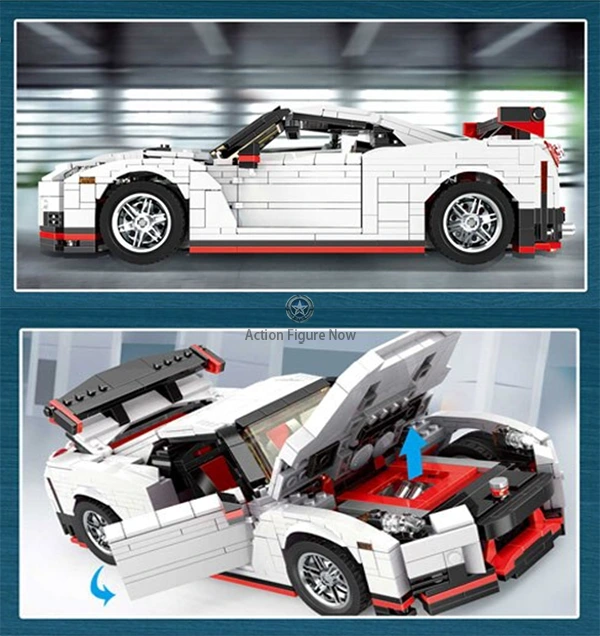 Nissan R35 Godzilla 1024pcs Building Block Set Nissan R35 Godzilla 1024pcs Building Block Set