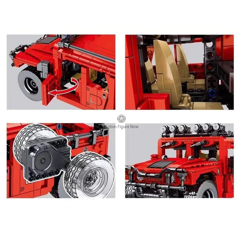 953-Piece Off-Roader Building Blocks Set 953-Piece Off-Roader Building Blocks Set