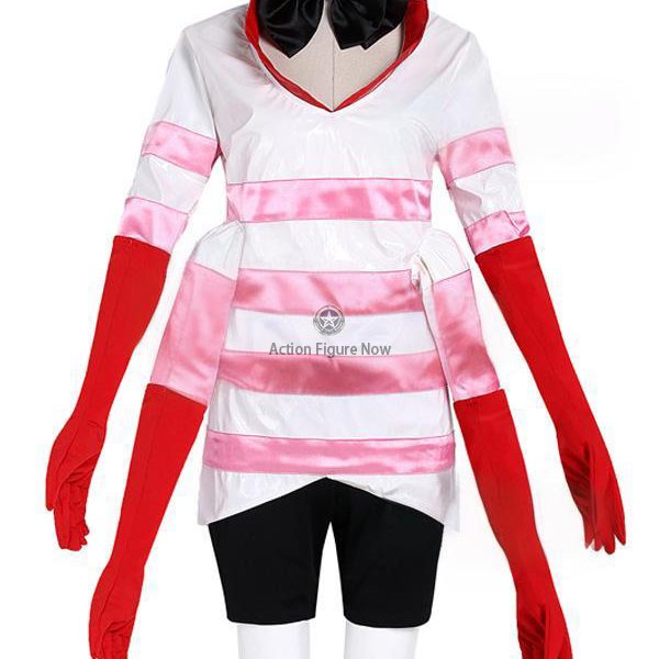 Hazbin Hotel Angel Dust Cosplay Costume Outfit for Halloween Carnival Christmas