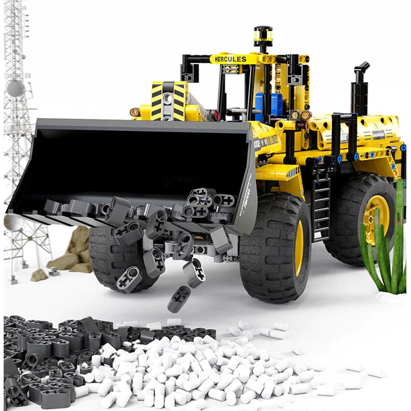 1607pcs Remote Control Construction Loader 1607pcs Remote Control Construction Loader