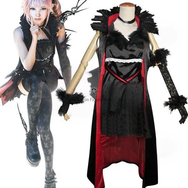 Final Fantasy XIII-2 Serah Farron Summoner's Garb Cosplay Costume