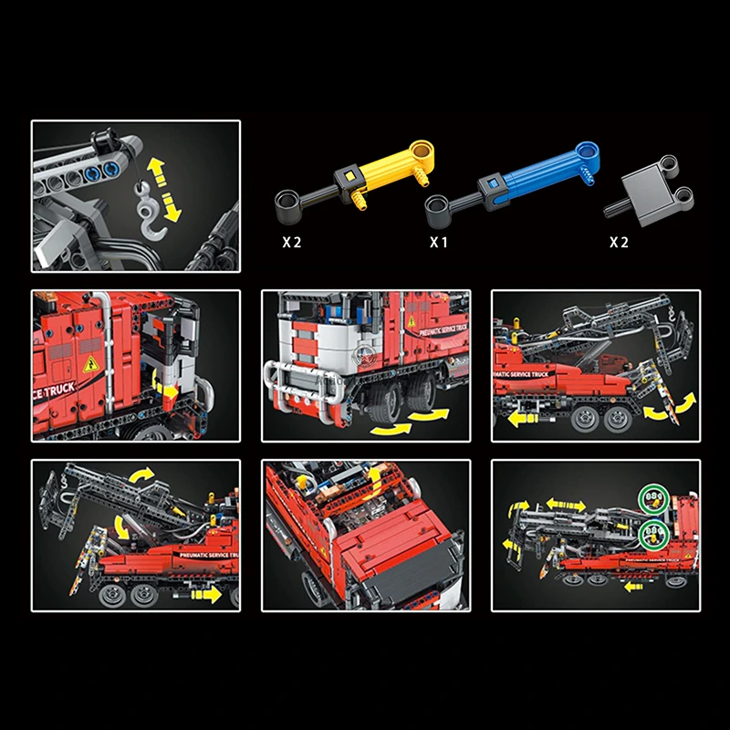 1497-Piece Remote Control Tow Truck 1497-Piece Remote Control Tow Truck