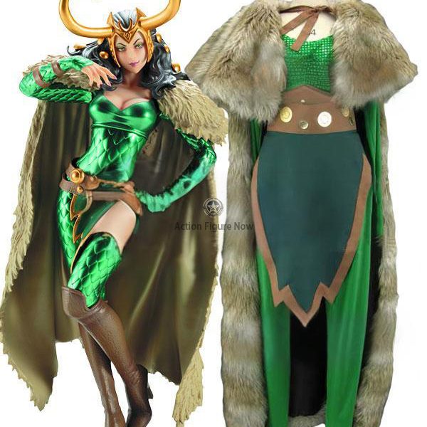 Lady Loki Costume - Marvel Comics Inspired Cosplay Outfit