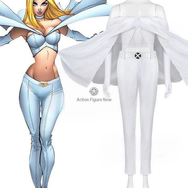 X-Men Emma Frost White Queen Costume - Marvel Comics Cosplay Outfit