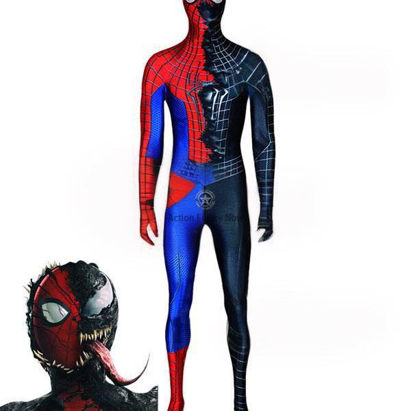 Spider-Man Venom Edition Cosplay Costume: Marvel Peter Benjamin Parker/Edward Eddie Design
