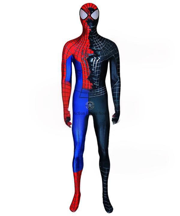 Spider-Man Venom Edition Cosplay Costume: Marvel Peter Benjamin Parker/Edward Eddie Design