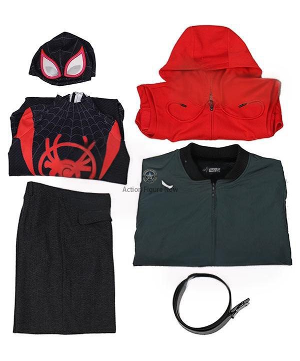 Miles Morales Spider-Man Costume - Marvel's Into the Spider-Verse Cosplay Outfit Miles Morales Spider-Man Costume - Marvel's Into the Spider-Verse Cosplay Outfit