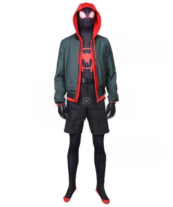 Miles Morales Spider-Man Costume - Marvel's Into the Spider-Verse Cosplay Outfit Miles Morales Spider-Man Costume - Marvel's Into the Spider-Verse Cosplay Outfit