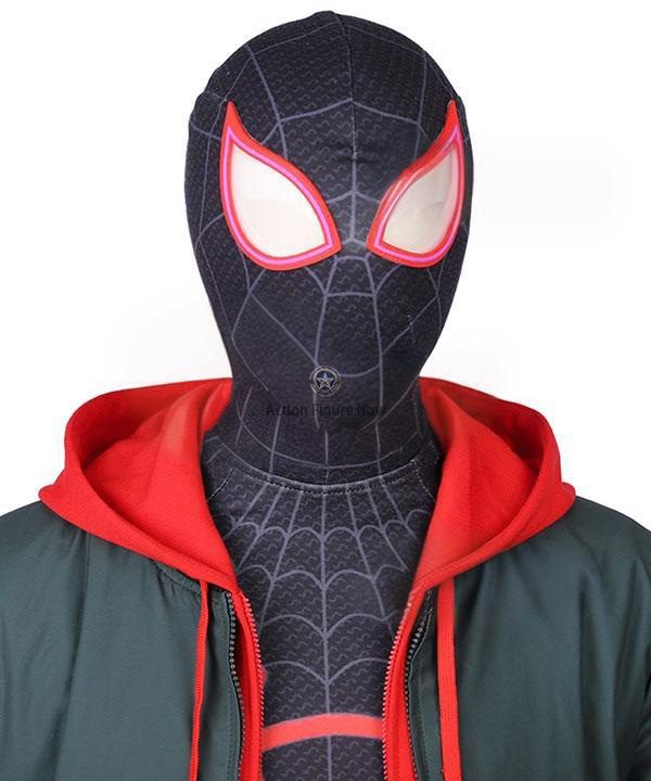 Miles Morales Spider-Man Costume - Marvel's Into the Spider-Verse Cosplay Outfit Miles Morales Spider-Man Costume - Marvel's Into the Spider-Verse Cosplay Outfit
