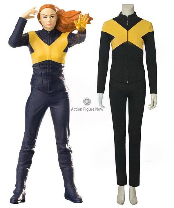 X-Men: Dark Phoenix - Jean Grey Marvel Girl Cosplay Outfit X-Men: Dark Phoenix - Jean Grey Marvel Girl Cosplay Outfit