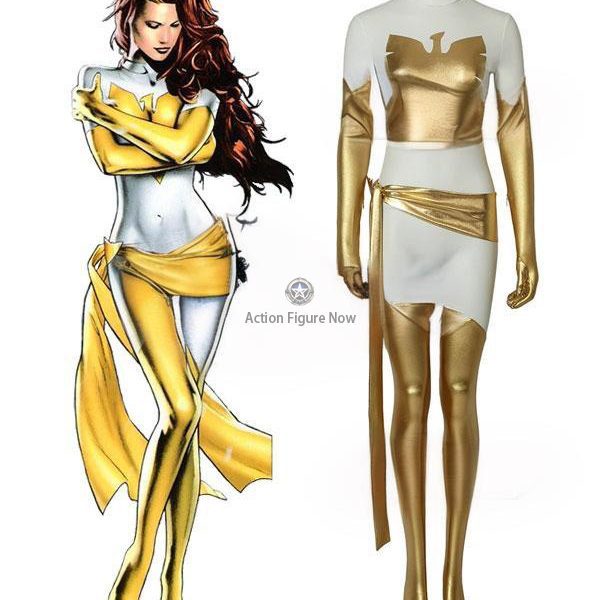 X-Men White Phoenix Jean Grey-Summers Cosplay Outfit - Marvel Licensed