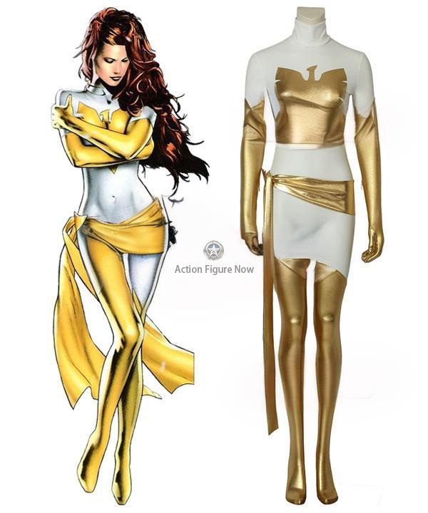 X-Men White Phoenix Jean Grey-Summers Cosplay Outfit - Marvel Licensed X-Men White Phoenix Jean Grey-Summers Cosplay Outfit - Marvel Licensed