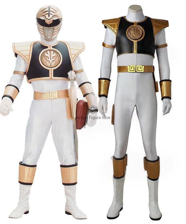 Power Rangers White Ranger Cosplay Costume - Tommy Oliver Edition (Excludes Boots) Power Rangers White Ranger Cosplay Costume - Tommy Oliver Edition (Excludes Boots)