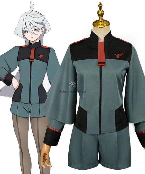 Miorine Rembran Cosplay Costume - Mobile Suit Gundam: The Witch from Mercury Animated Series Miorine Rembran Cosplay Costume - Mobile Suit Gundam: The Witch from Mercury Animated Series