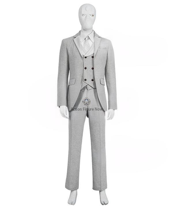 2022 Moon Knight TV Series - Marc Spector/Steven Grant White Cosplay Costume Suit