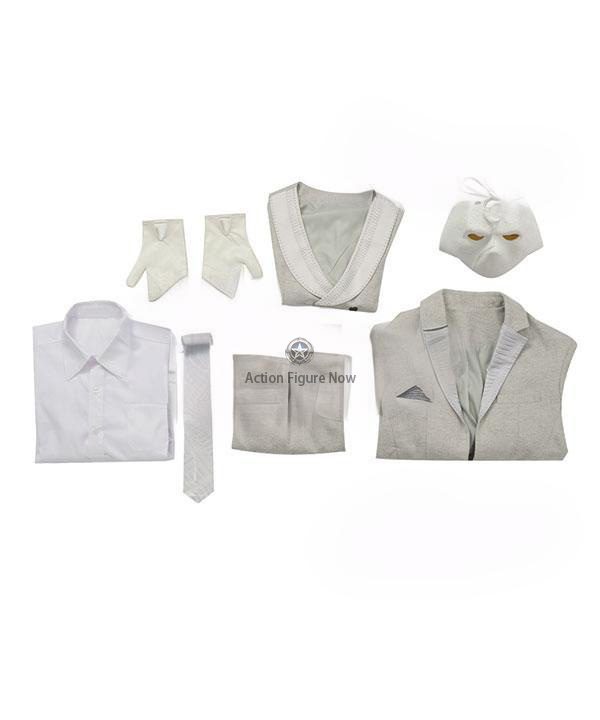 2022 Moon Knight TV Series - Marc Spector/Steven Grant White Cosplay Costume Suit
