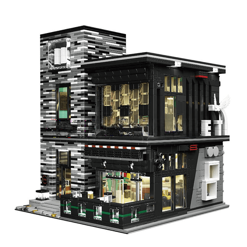 ActionFigureNow 16042 Modern Street View Bar 3992 PCS - Advanced MOC Building Kit