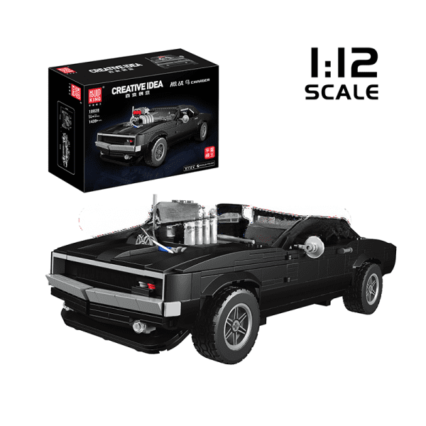 ActionFigureNow 10028 American Muscle Charger Car Construction Set - 1,439 Pieces