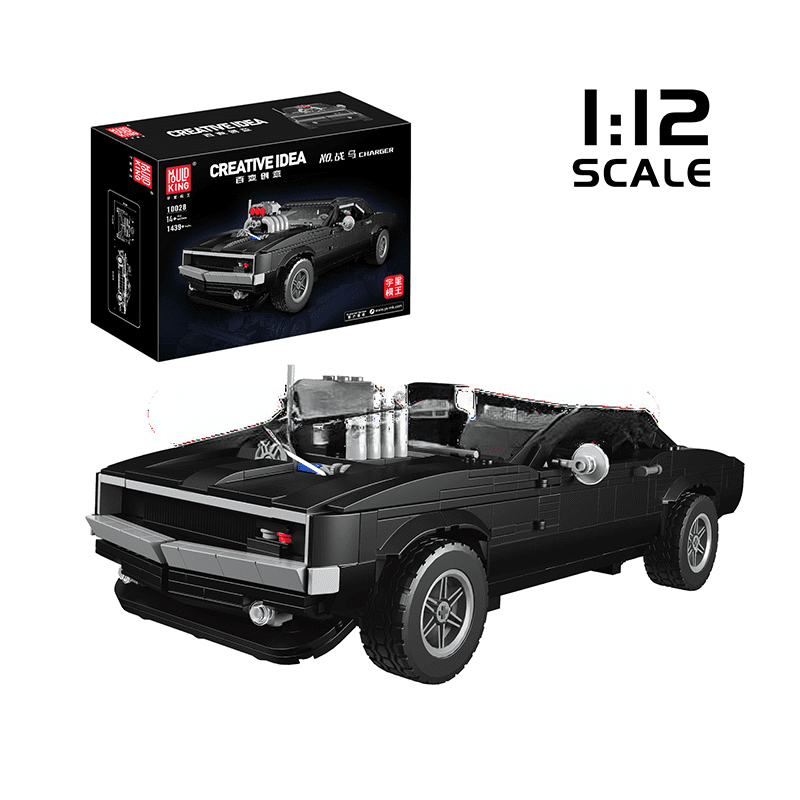 ActionFigureNow 10028 American Muscle Charger Car Construction Set - 1,439 Pieces ActionFigureNow 10028 American Muscle Charger Car Construction Set - 1,439 Pieces