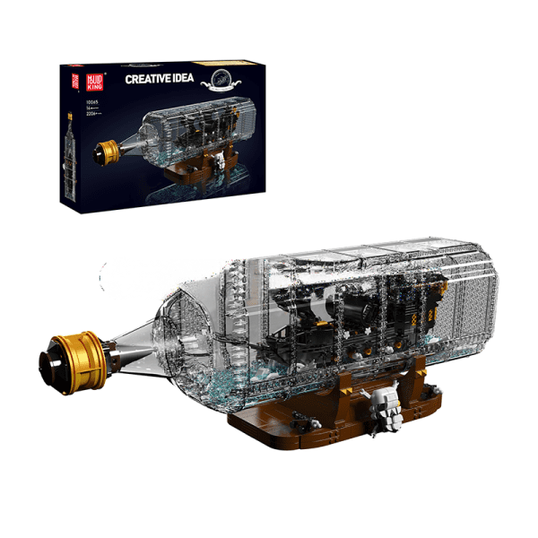 Queen Revenger Ship-in-a-Bottle Construction Kit by ActionFigureNow 10066 | 2,488 Piece Set