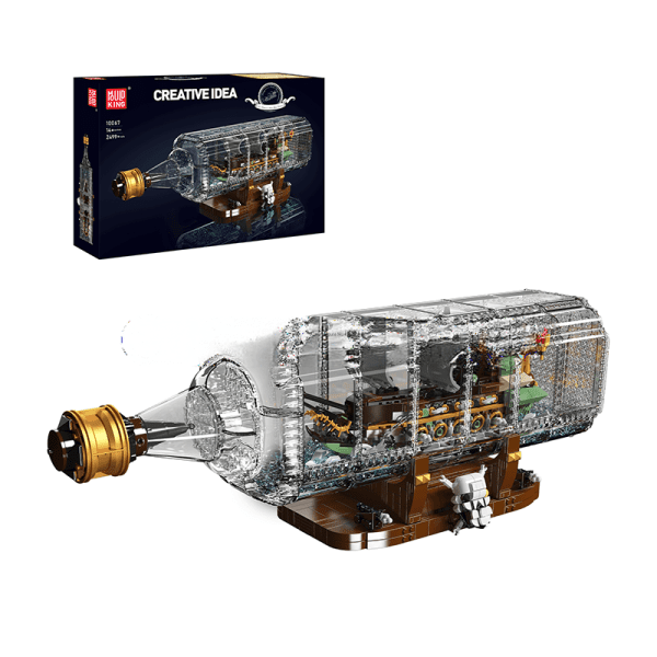 Queen Revenger Ship-in-a-Bottle Construction Kit by ActionFigureNow 10066 | 2,488 Piece Set