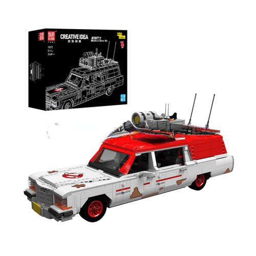 ActionFigureNow 10071 Ghost Hunter Bus Building Kit - 2,468 Piece Model Set