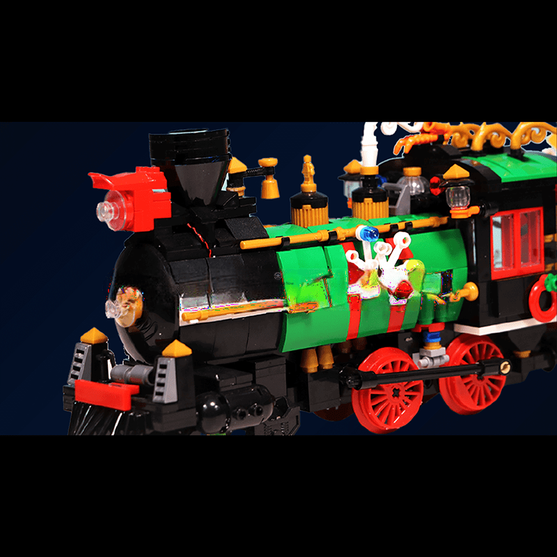 ActionFigureNow 12012 Lighted & Musical Christmas Train Building Kit | 1,296 Pieces Set ActionFigureNow 12012 Lighted & Musical Christmas Train Building Kit | 1,296 Pieces Set