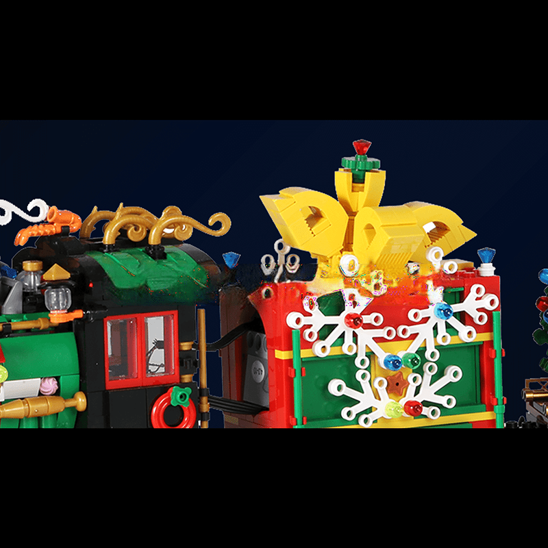 ActionFigureNow 12012 Lighted & Musical Christmas Train Building Kit | 1,296 Pieces Set ActionFigureNow 12012 Lighted & Musical Christmas Train Building Kit | 1,296 Pieces Set