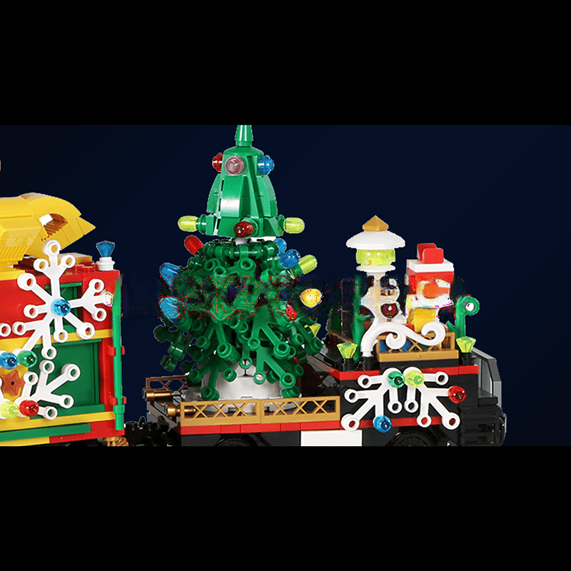 ActionFigureNow 12012 Lighted & Musical Christmas Train Building Kit | 1,296 Pieces Set ActionFigureNow 12012 Lighted & Musical Christmas Train Building Kit | 1,296 Pieces Set