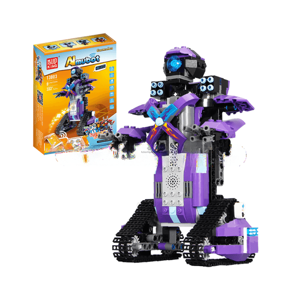 ActionFigureNow Robotic Building Toy Set with Remote Control & Programming Capabilities - AImubot Series