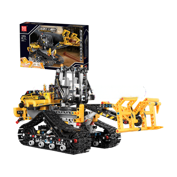 Remote Control Tracked Loader Construction Toy Kit ActionFigureNow 13034 | 873 Pieces