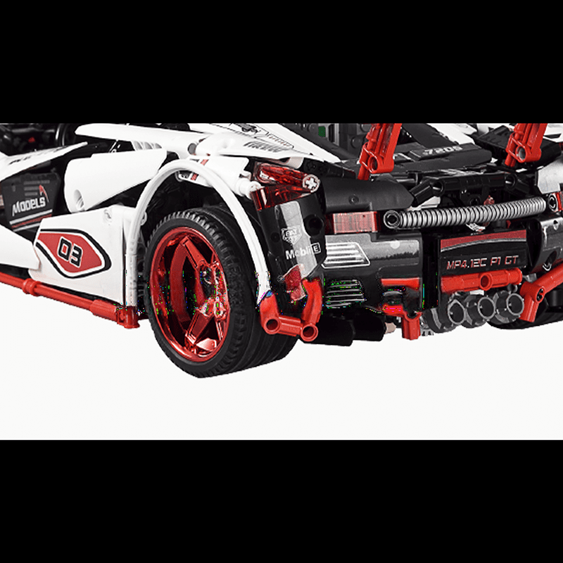 ActionFigureNow 13067 P1 GT Sports RC Car Building Kit - 1928 Pieces ActionFigureNow 13067 P1 GT Sports RC Car Building Kit - 1928 Pieces