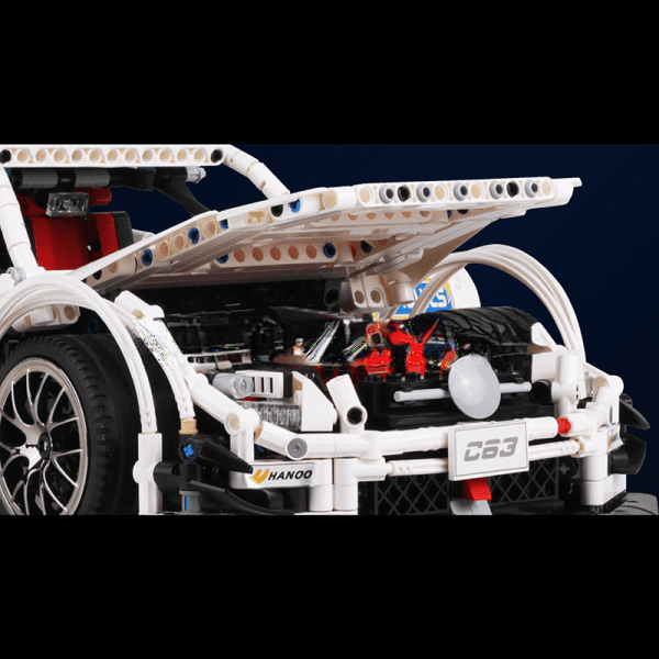 ActionFigureNow 13075 Mercedes-Benz AMG C63 DTM Racing Car Building Set - 2,270 Pieces