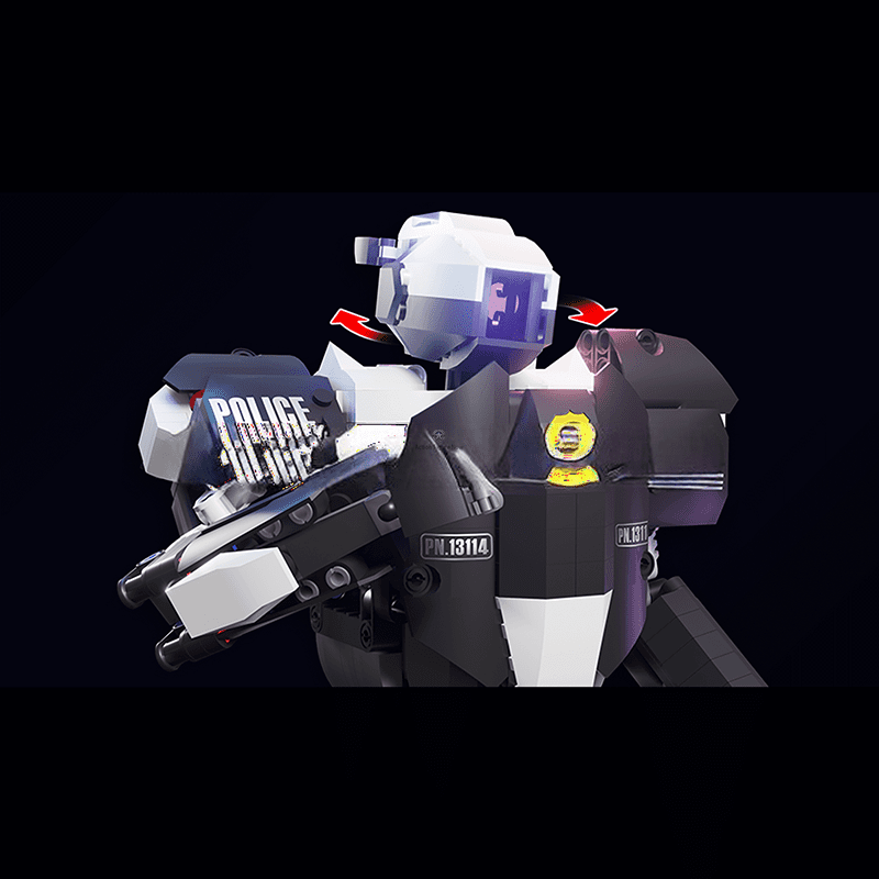 ActionFigureNow 13114 Programmable & Remote Control KAI Robot Building Kit ActionFigureNow 13114 Programmable & Remote Control KAI Robot Building Kit