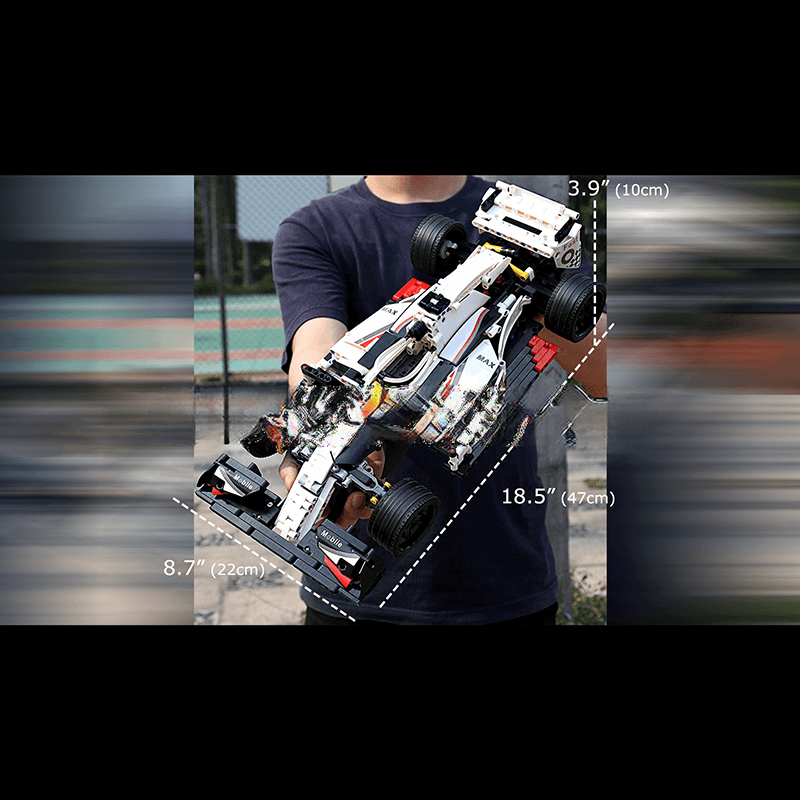F1 Formula Race Car Building Kit - ActionFigureNow 13117 | 1235 Pieces F1 Formula Race Car Building Kit - ActionFigureNow 13117 | 1235 Pieces