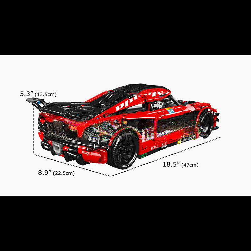 ActionFigureNow 13121 Regera Hypercar RC - 3,063 Piece Building Set for Car Enthusiasts ActionFigureNow 13121 Regera Hypercar RC - 3,063 Piece Building Set for Car Enthusiasts