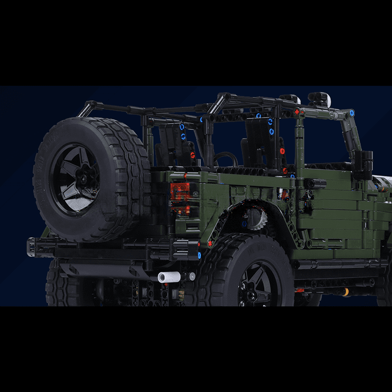 ActionFigureNow 13124 Remote Control Wrangler Off-Road Vehicle Building Kit - 2096 Pieces ActionFigureNow 13124 Remote Control Wrangler Off-Road Vehicle Building Kit - 2096 Pieces