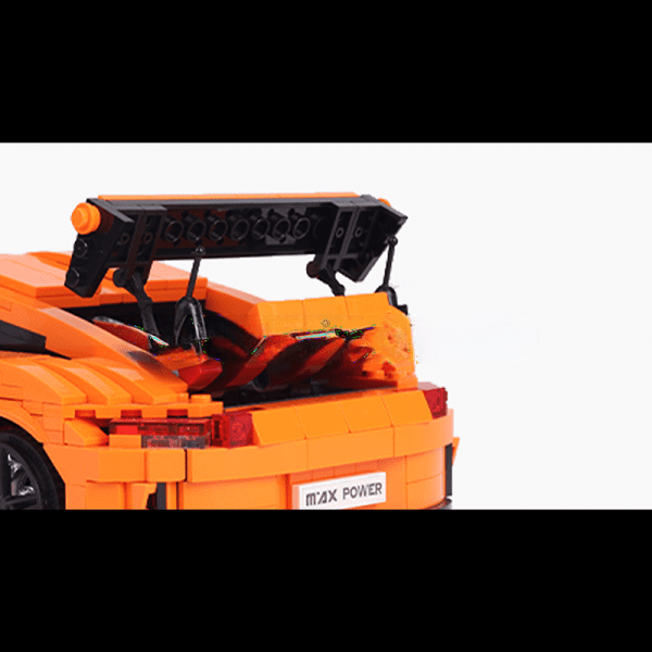 ActionFigureNow 13129 Porsche GT3-911 Sports Car Building Kit | 1,072 Piece Construction Set