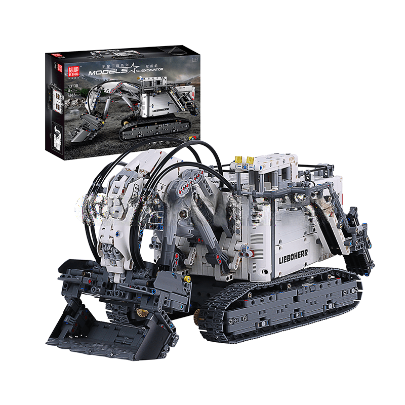 ActionFigureNow 13130 Remote Control Liebherr Terex RH400 Mining Excavator Building Set - 4,062 Pieces ActionFigureNow 13130 Remote Control Liebherr Terex RH400 Mining Excavator Building Set - 4,062 Pieces