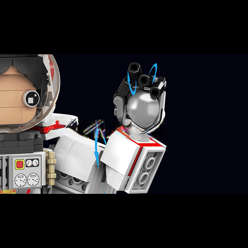 493-Piece Astronaut Robot Construction Kit by ActionFigureNow 13136 493-Piece Astronaut Robot Construction Kit by ActionFigureNow 13136