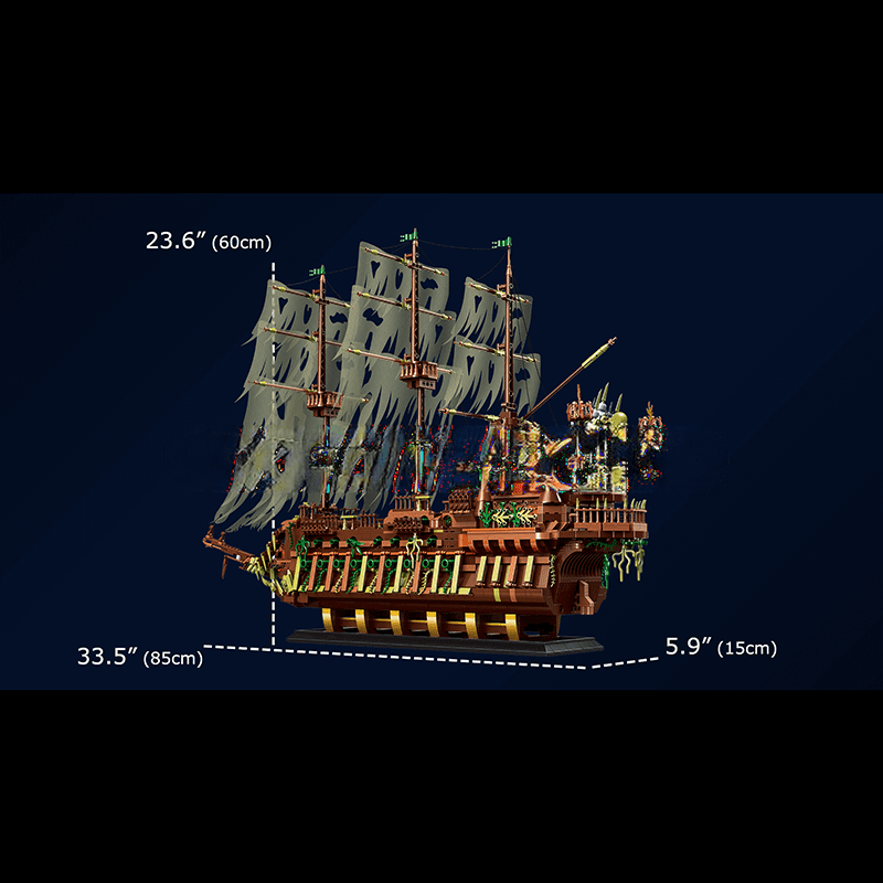 3,653 PCS ActionFigureNow 13138 Model Kit | Building The Flying Dutchman Sailing Ship 3,653 PCS ActionFigureNow 13138 Model Kit | Building The Flying Dutchman Sailing Ship