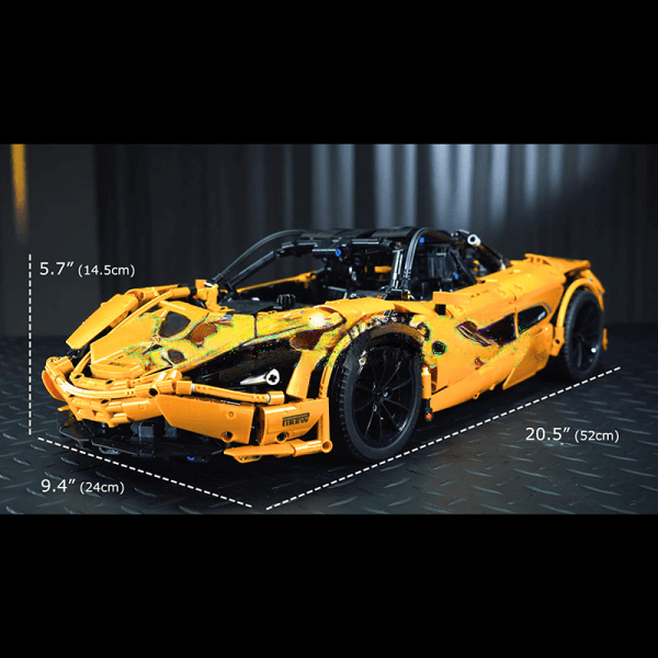 ActionFigureNow 13145S McLaren 720S Spider RC Racing Car Building Kit | 3,149 Pieces