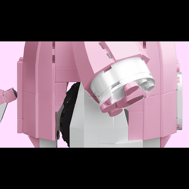 ActionFigureNow 13158 | Pink Fox Robot Construction Kit | 438 Piece Set ActionFigureNow 13158 | Pink Fox Robot Construction Kit | 438 Piece Set