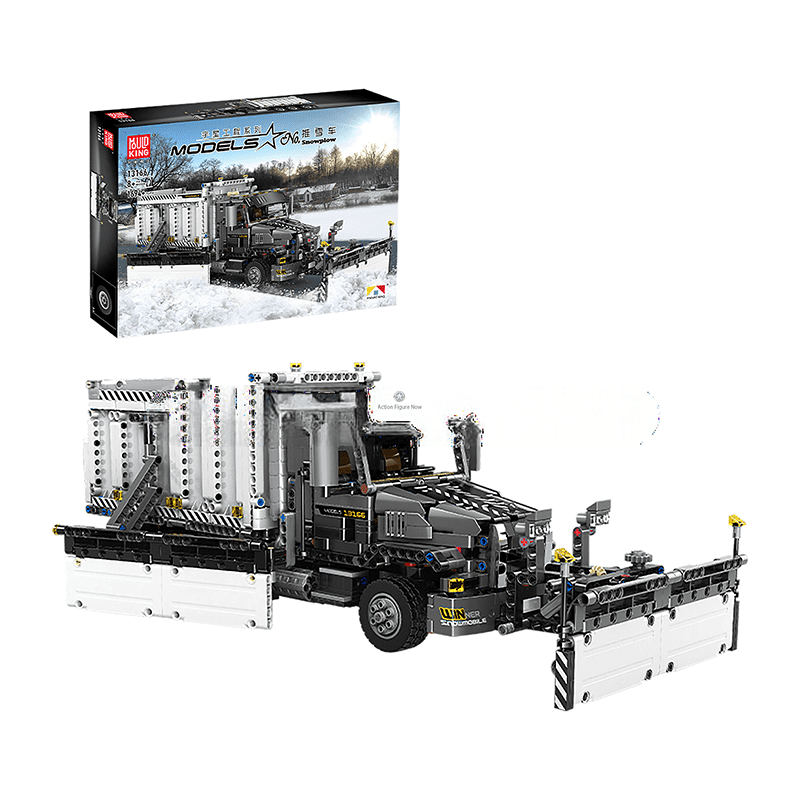 Snowplow Construction Truck Building Kit by ActionFigureNow - 1694 Pieces Snowplow Construction Truck Building Kit by ActionFigureNow - 1694 Pieces