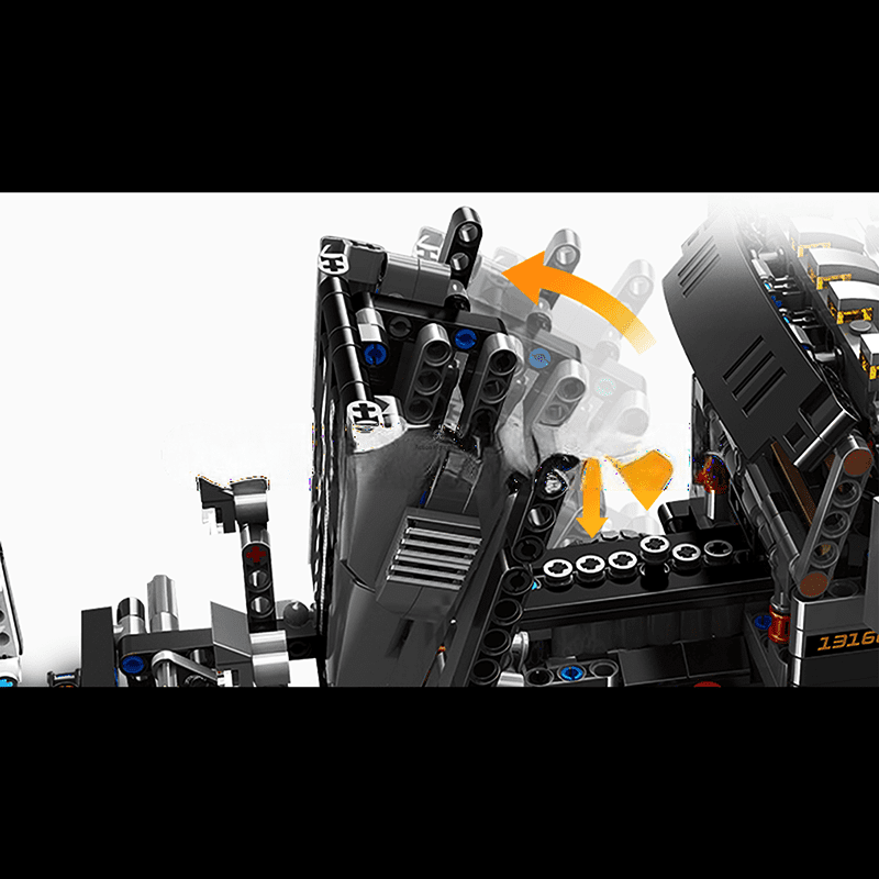 Snowplow Construction Truck Building Kit by ActionFigureNow - 1694 Pieces Snowplow Construction Truck Building Kit by ActionFigureNow - 1694 Pieces