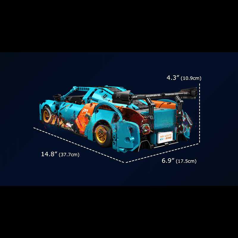 ActionFigureNow 13174 P1 GTR Hypercar Building Kit | 936 Pieces ActionFigureNow 13174 P1 GTR Hypercar Building Kit | 936 Pieces