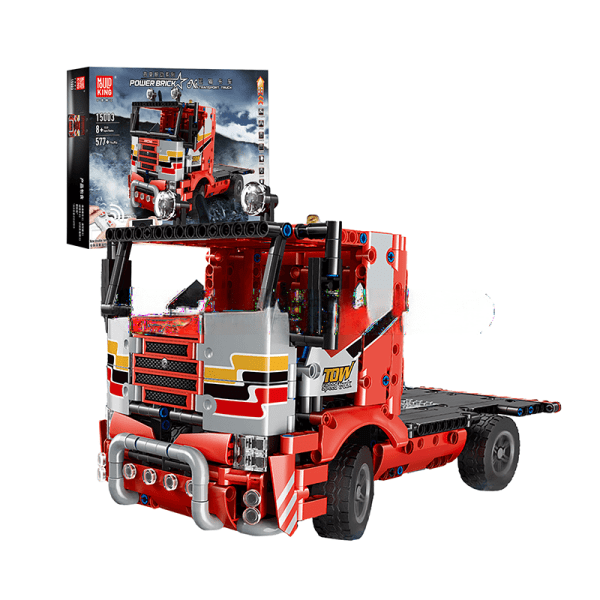 Remote Control Construction Truck Building Kit - ActionFigureNow 15003 - 577 Piece Set